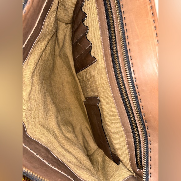 Johnny Farrah leather crossbody briefcase - Picture 10 of 11